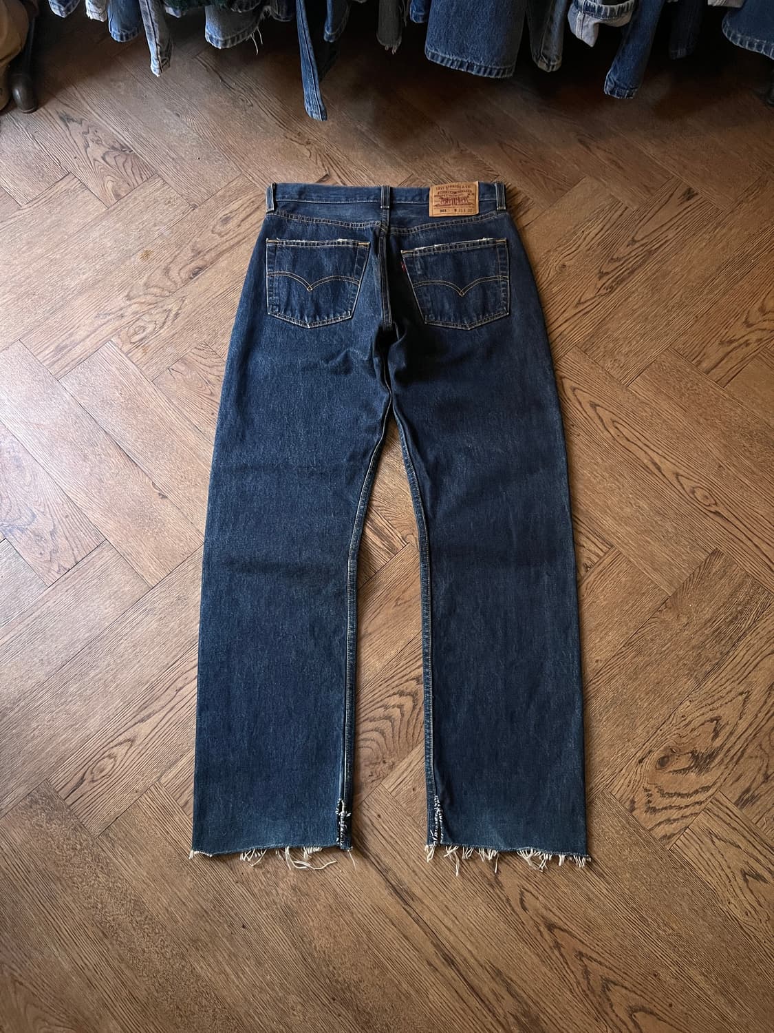 [31]90s 리바이스 재팬 501 Made in USA 컷오프 데님팬츠 상품이미지2