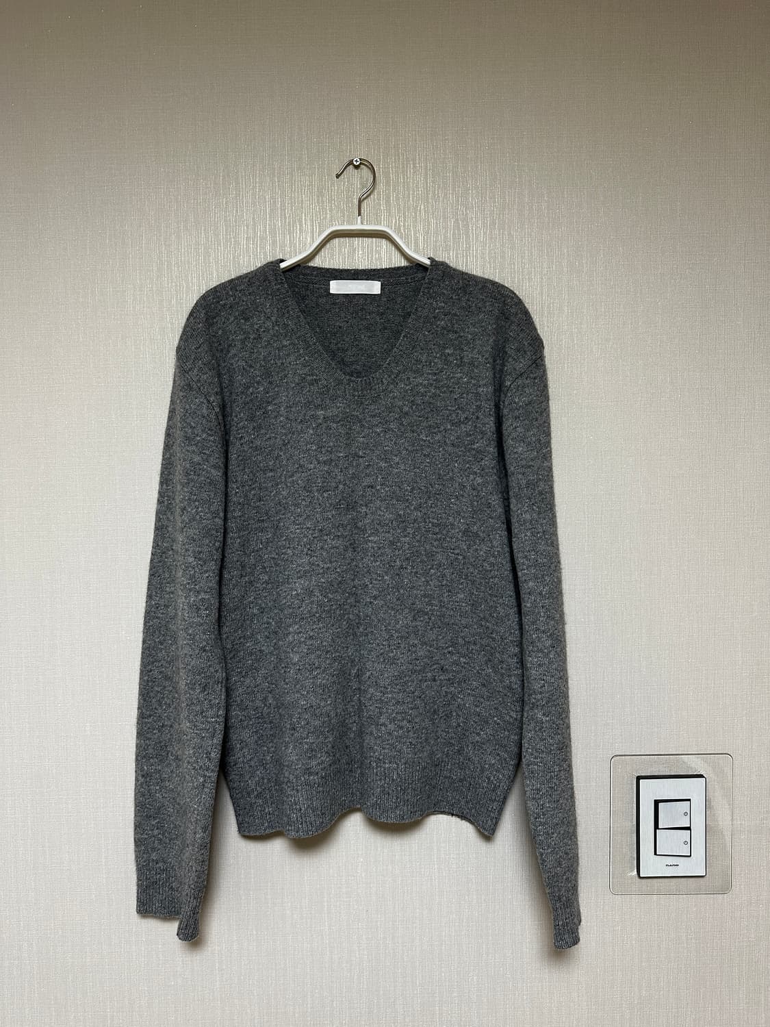 아이엘 Reck knit grey  상품이미지1