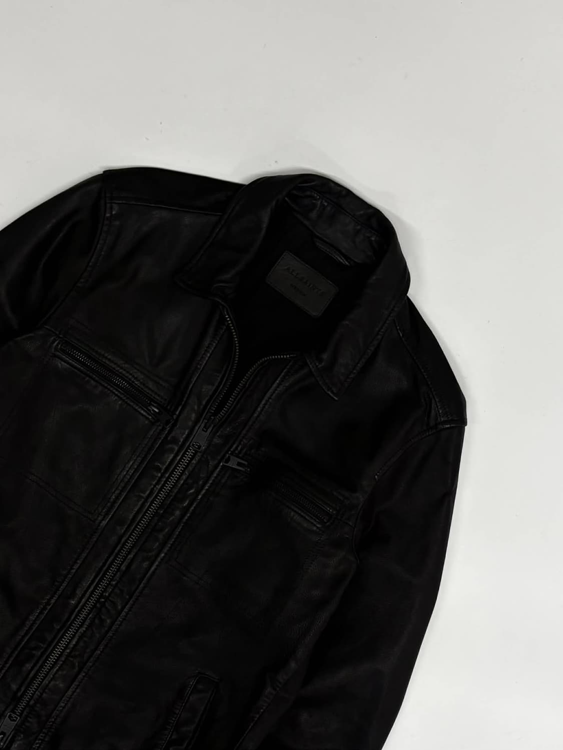 [M] 올세인츠 라크 레더 가죽 자켓 상품이미지8