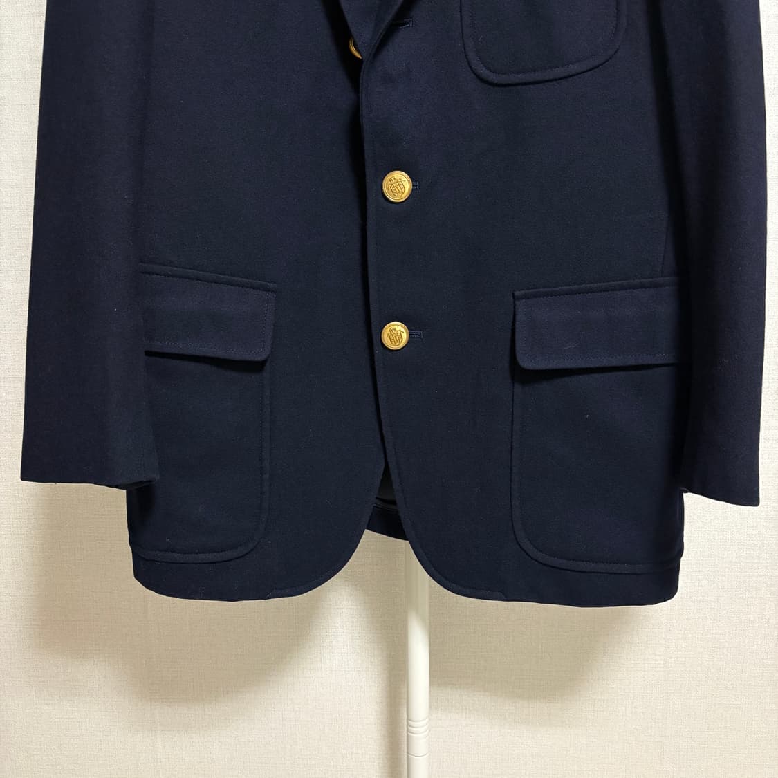 제이프레스 울 금장 블레이저 / 네이비, S 상품이미지3