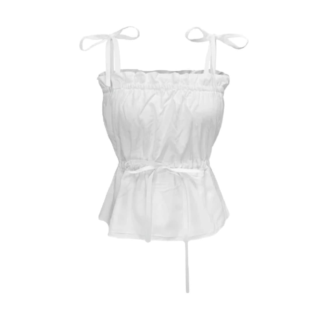 벨리아르 lovely ribbon sleeveless 리본 슬리브리스 상품이미지1