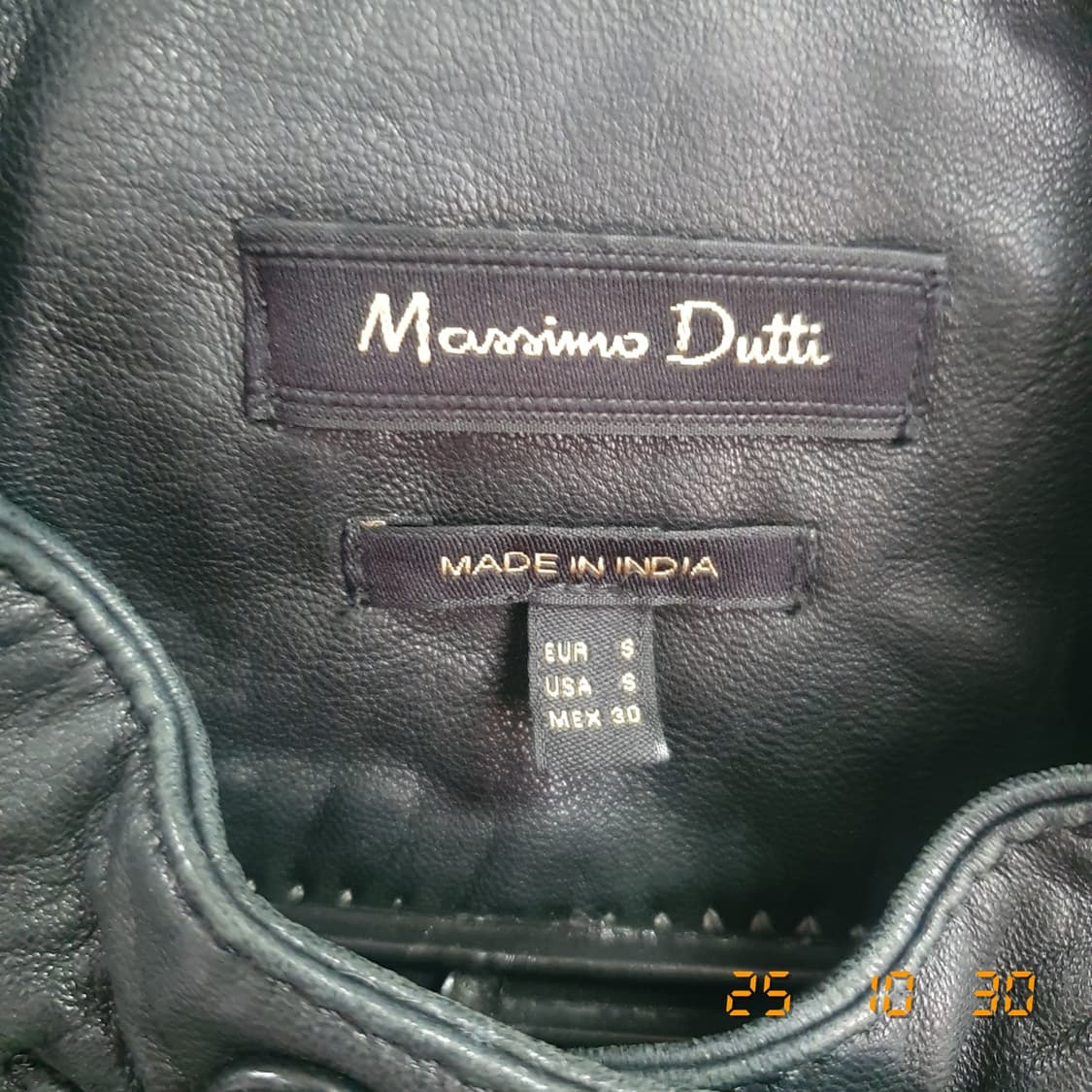 마시모두띠 양가죽자켓 eu S 블랙 상품이미지3