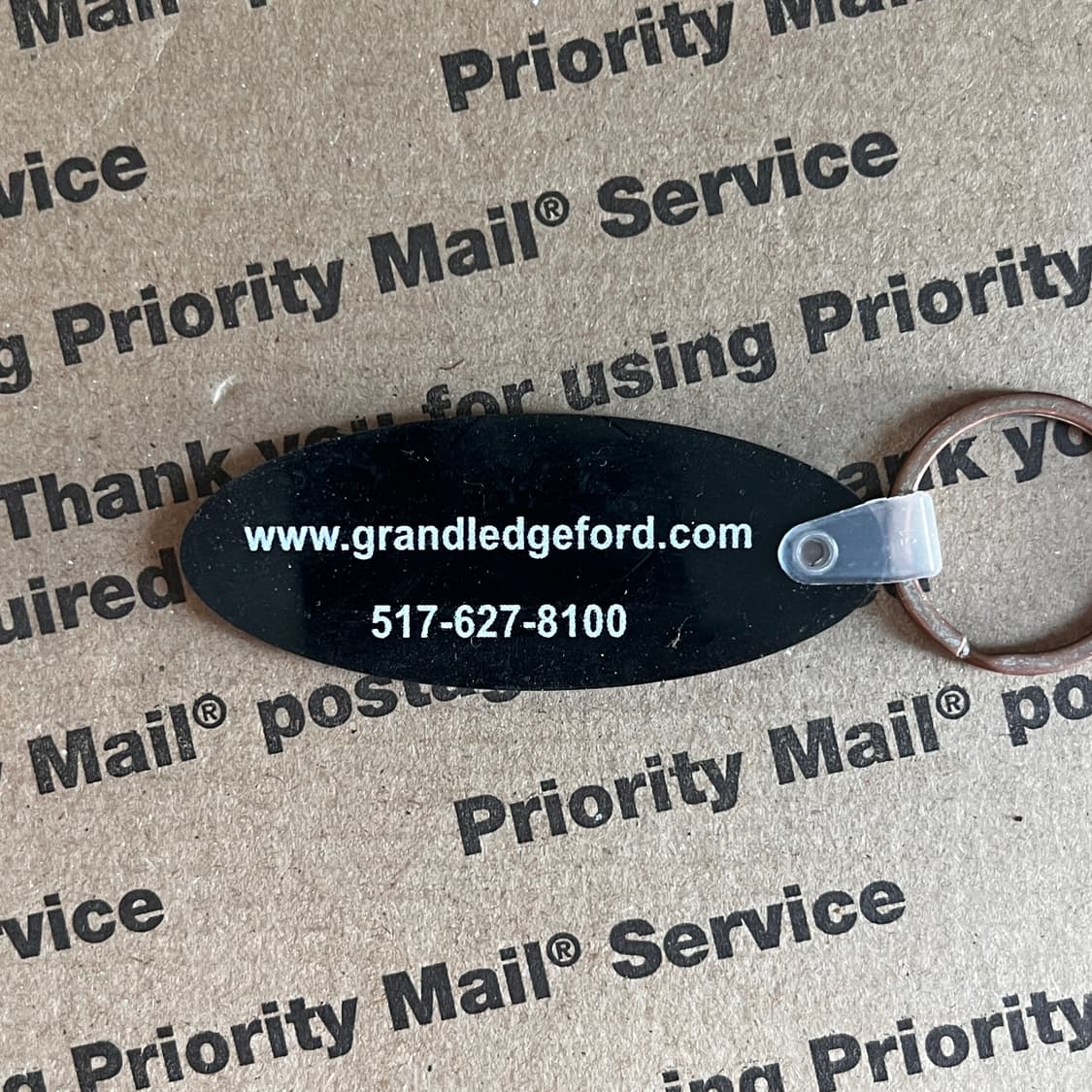 90s vtg Ford Lincoln Keyring 상품이미지2