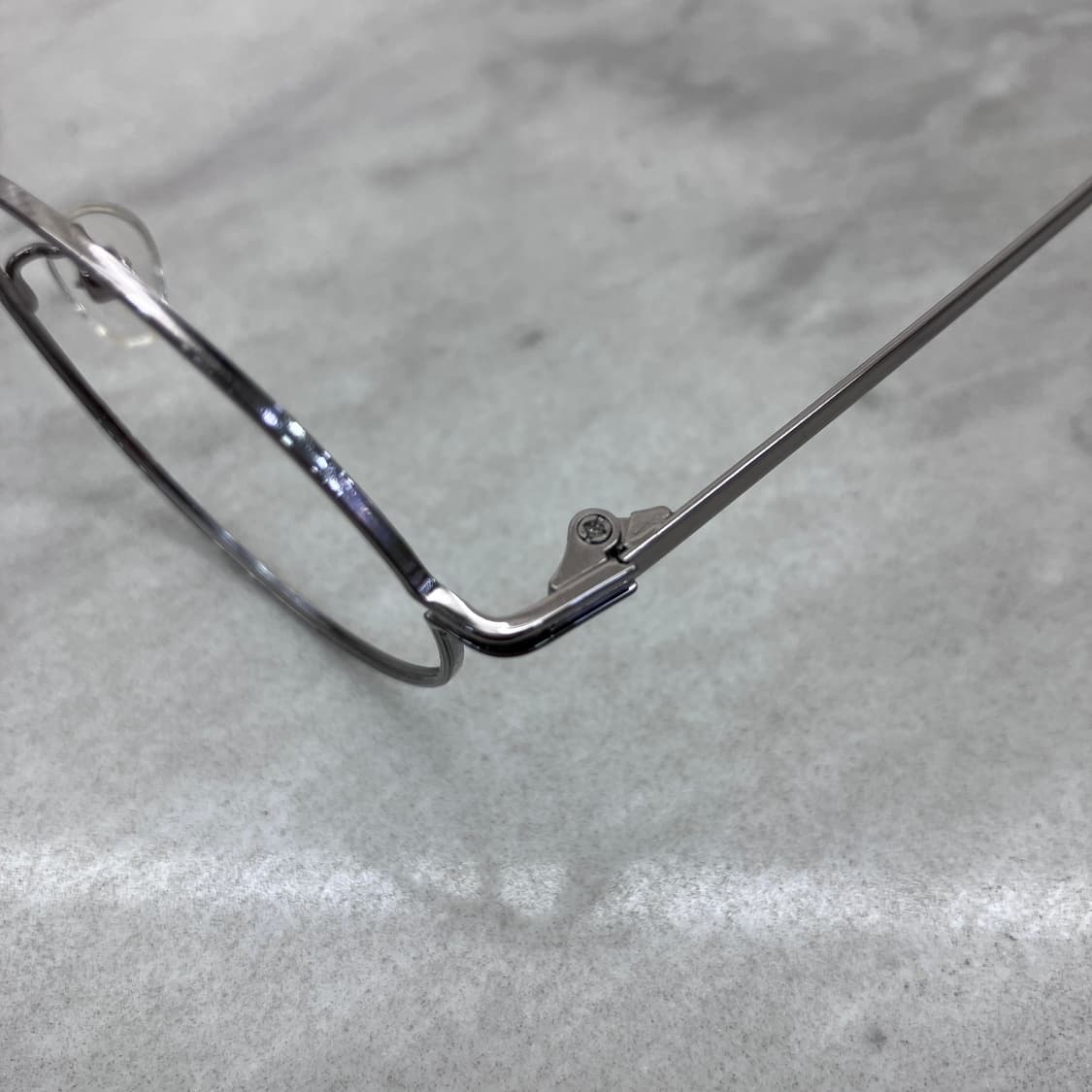 C49 PBL 실버 라운드 역산각 메탈테 안경(Kids) 상품이미지2