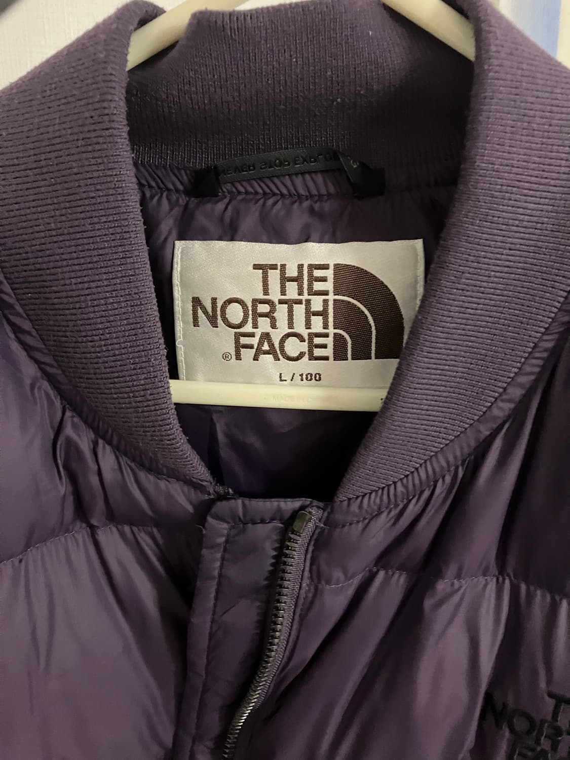 노스페이스 퍼플 숏패딩 상품이미지2
