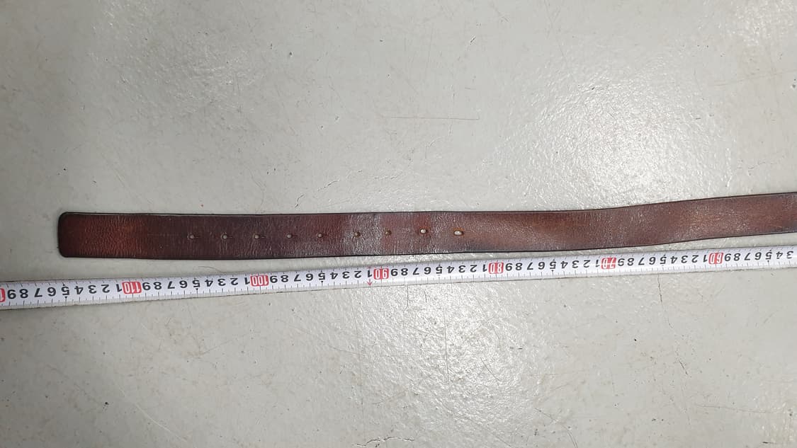 빈티지  금장버클가죽 벨트 상품이미지2