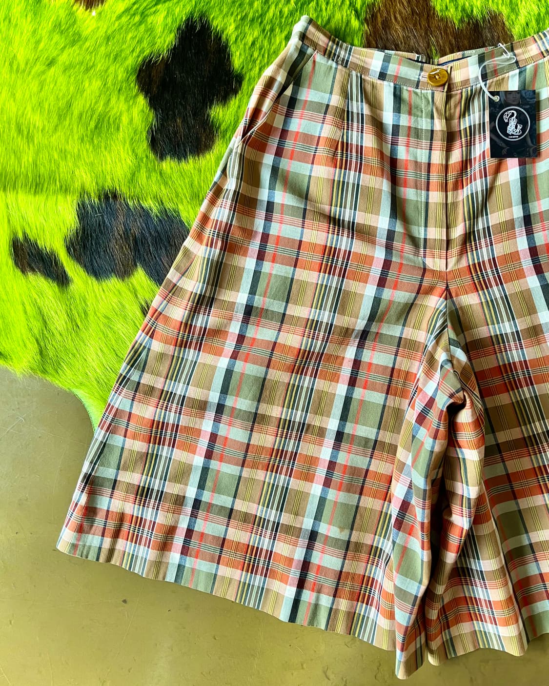 1980-90s Old BURBERRYS Wide Skirt Pants 상품이미지5