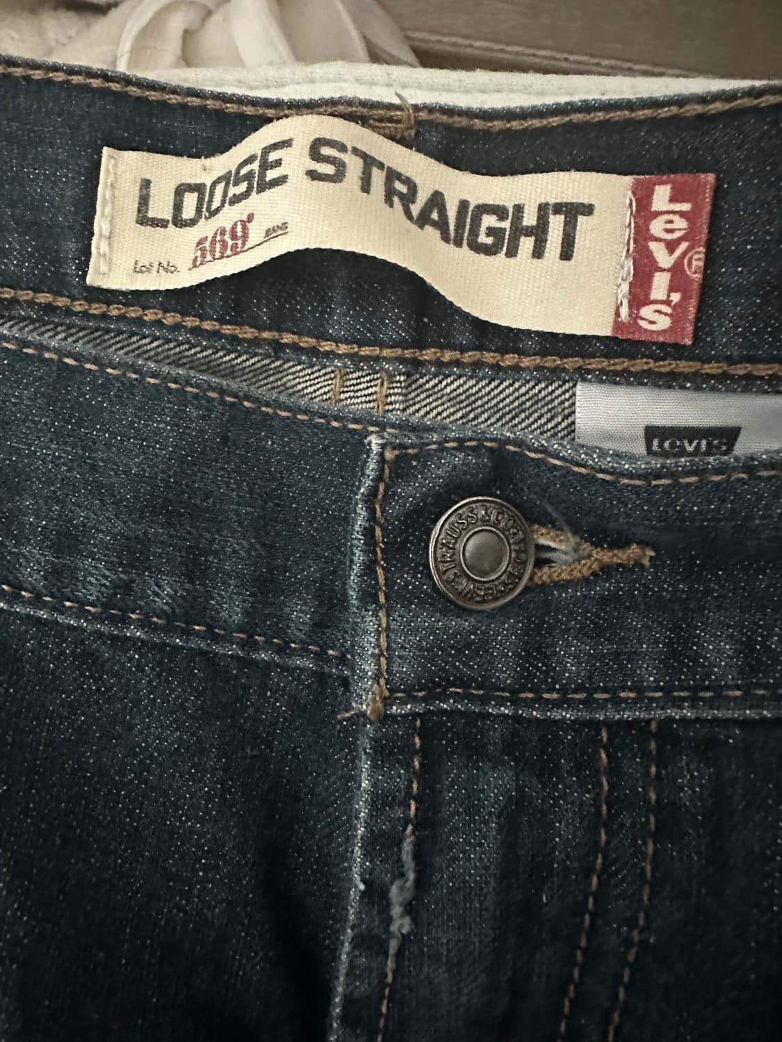 Levis 569 denim 38x32 판매합니다 상품이미지3