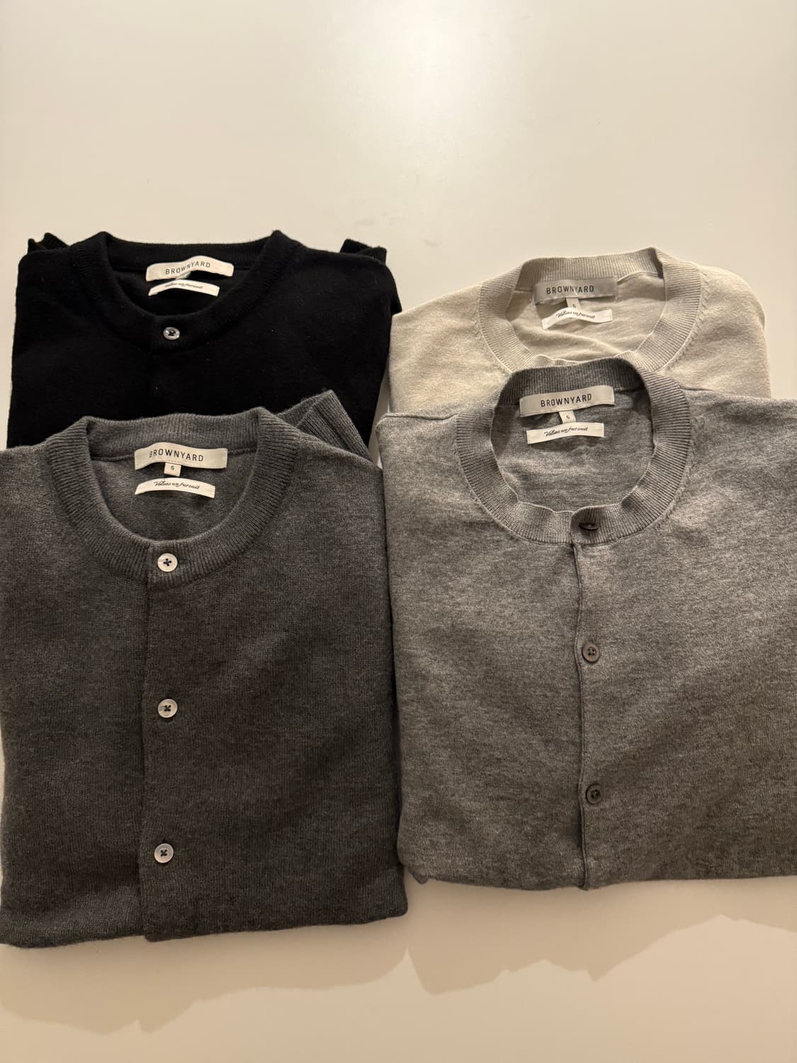 브라운야드 라운드 가디건 3종 상품이미지9