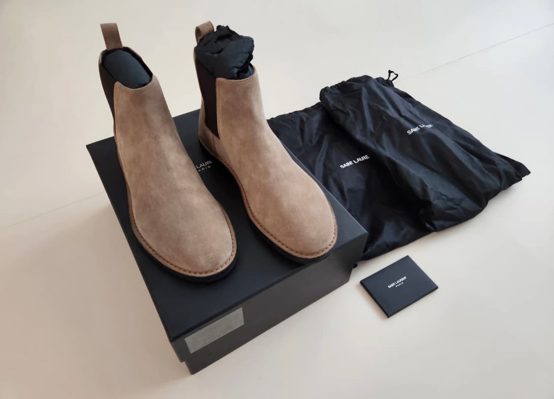 새상품) Saint Laurent 생로랑 남성 앵클부츠 43 상품이미지2