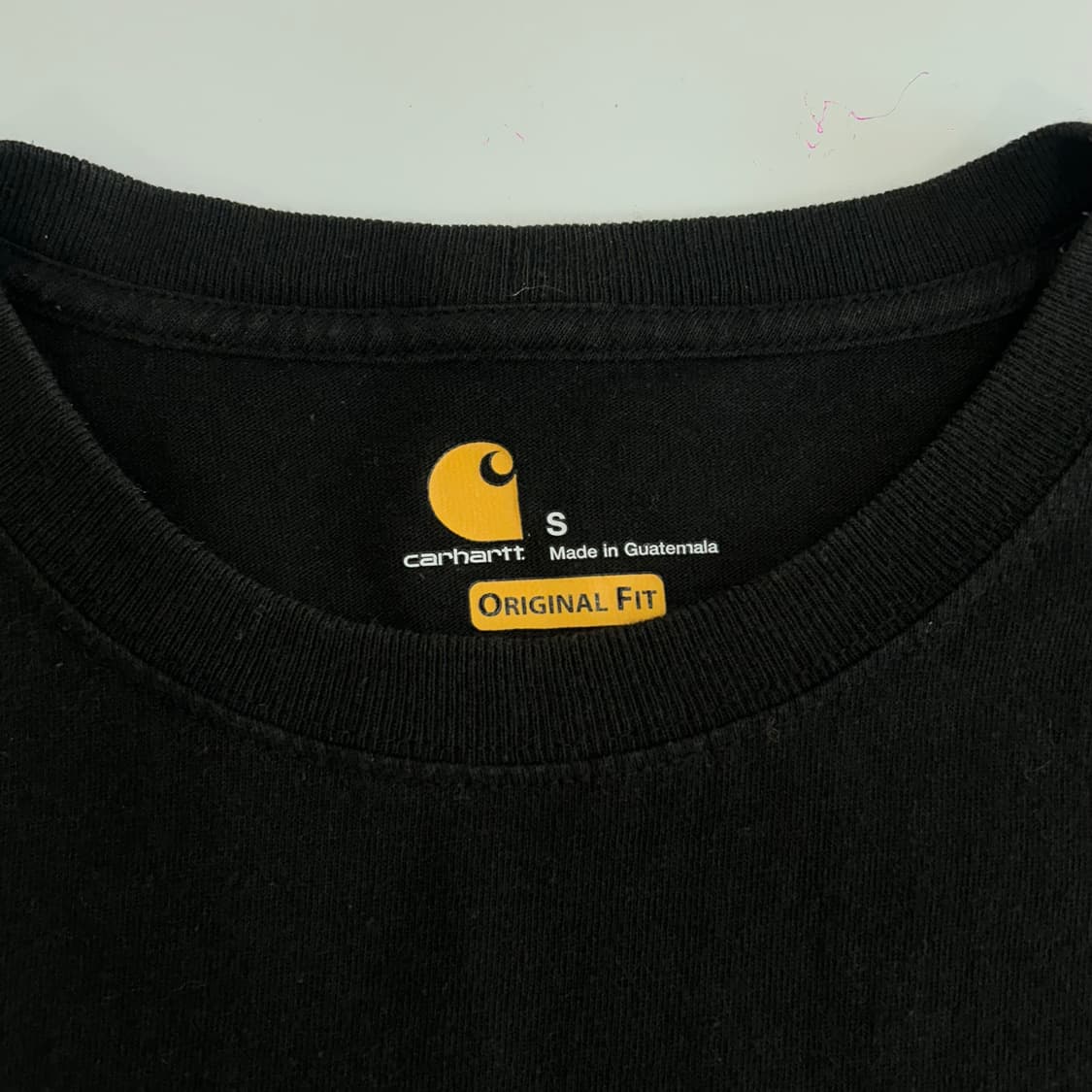 Carhartt 칼하트 원포켓 블랙 롱슬리브   상품이미지5