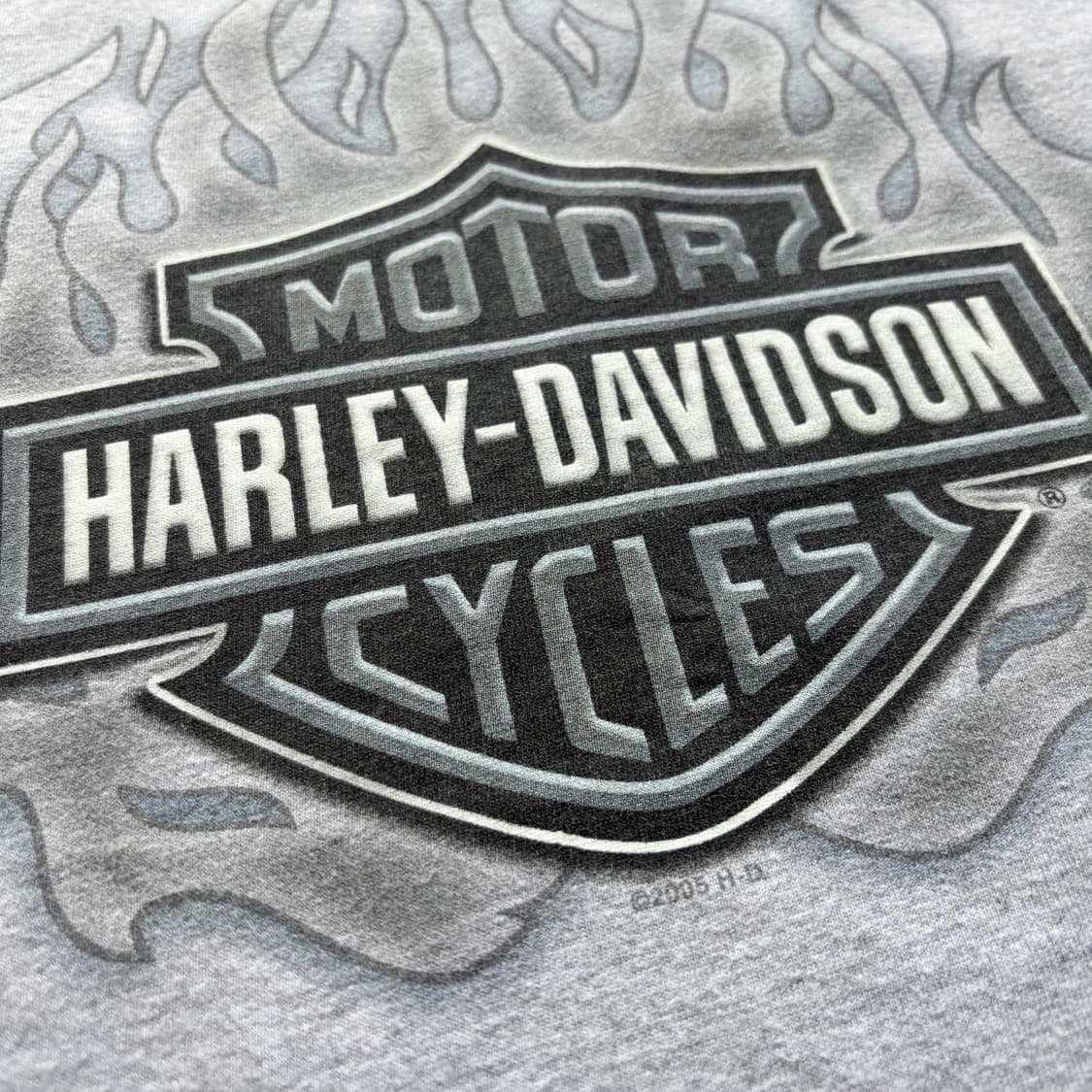빈티지 할리데이비슨 플레임 티셔츠 상품이미지4