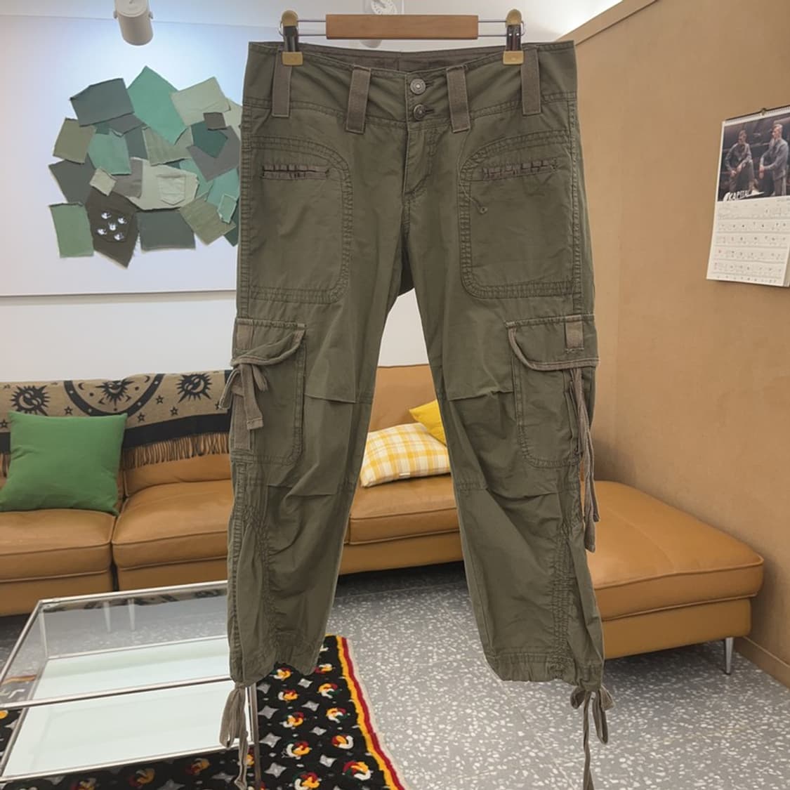 Bruins Chinos Y2K 7부 카고팬츠 26인치 C08464 상품이미지3