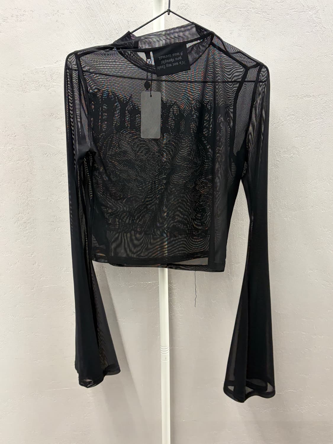 킬스타 시스루 탑 블랙 S 상품이미지6