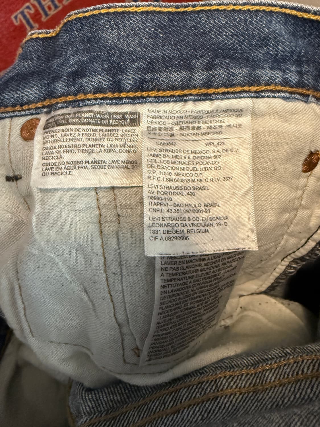 Levis 501 버튼플라이 36/32 상품이미지7