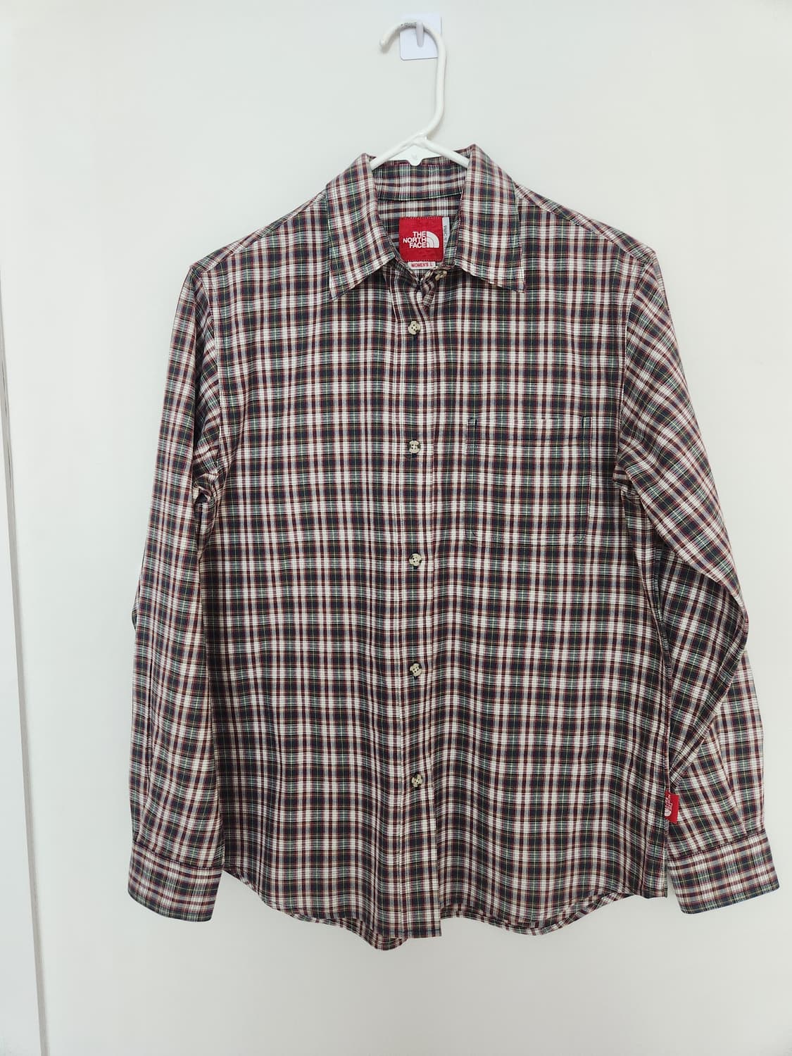 일본 노스페이스 체크 셔츠 L 상품이미지2