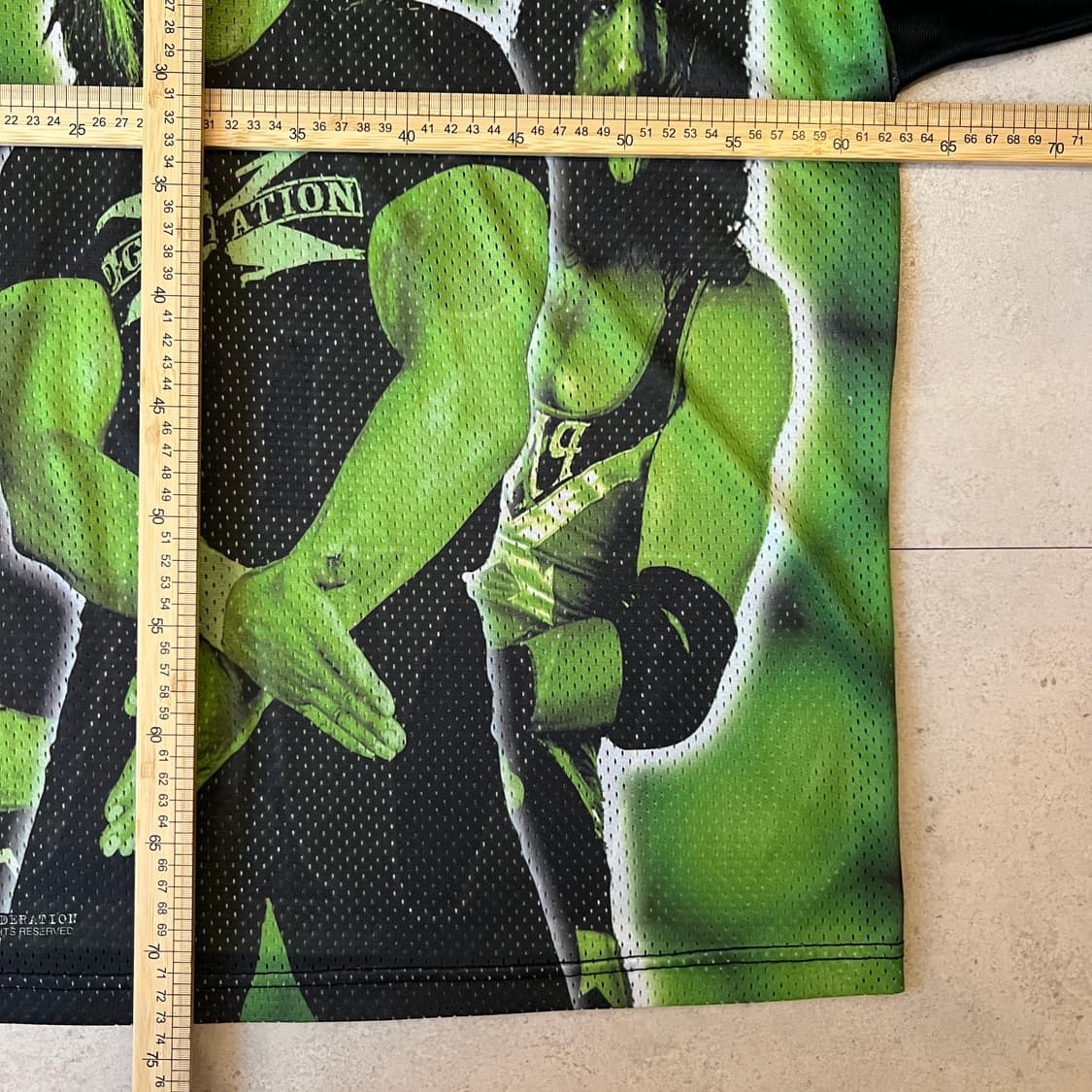 빈티지 90s WWF D Generation X 메쉬 티셔츠 상품이미지8