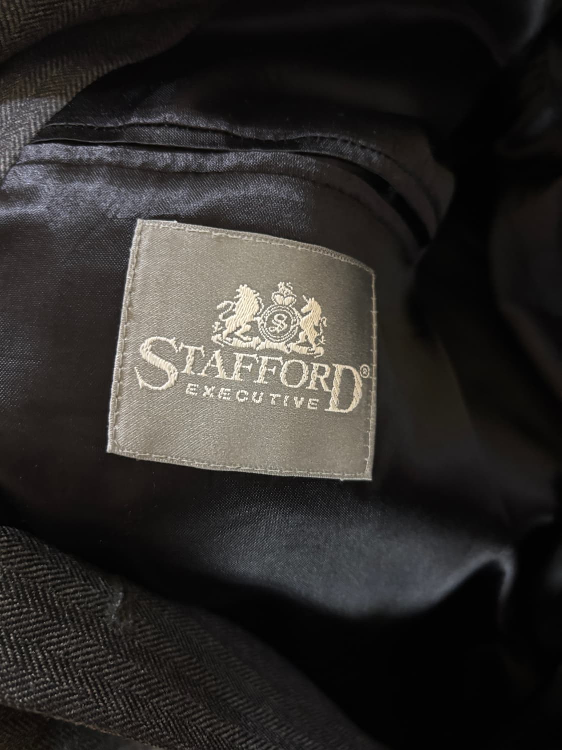 stafford / 헤링본 롱코트 / 2xl 110 상품이미지4