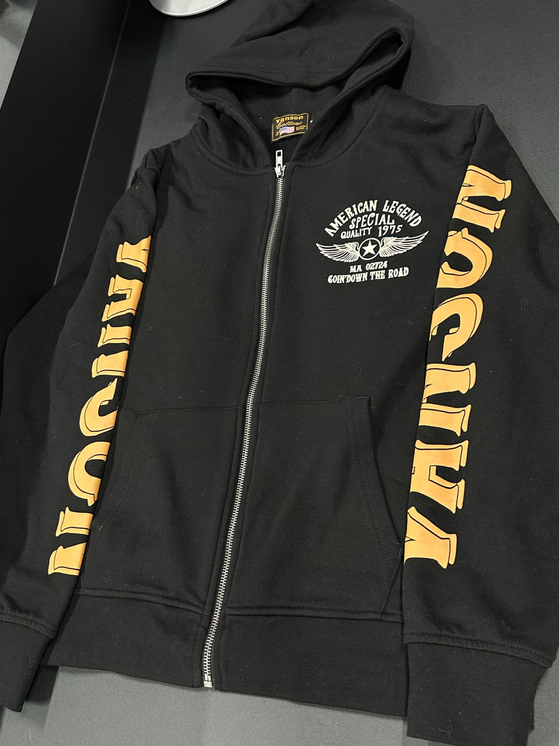 벤슨 백프린팅 후드 집업 상품이미지4