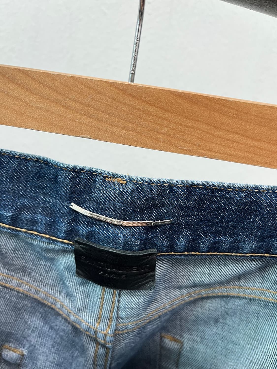 32) 생로랑 워싱 데미지 스키니진  상품이미지3