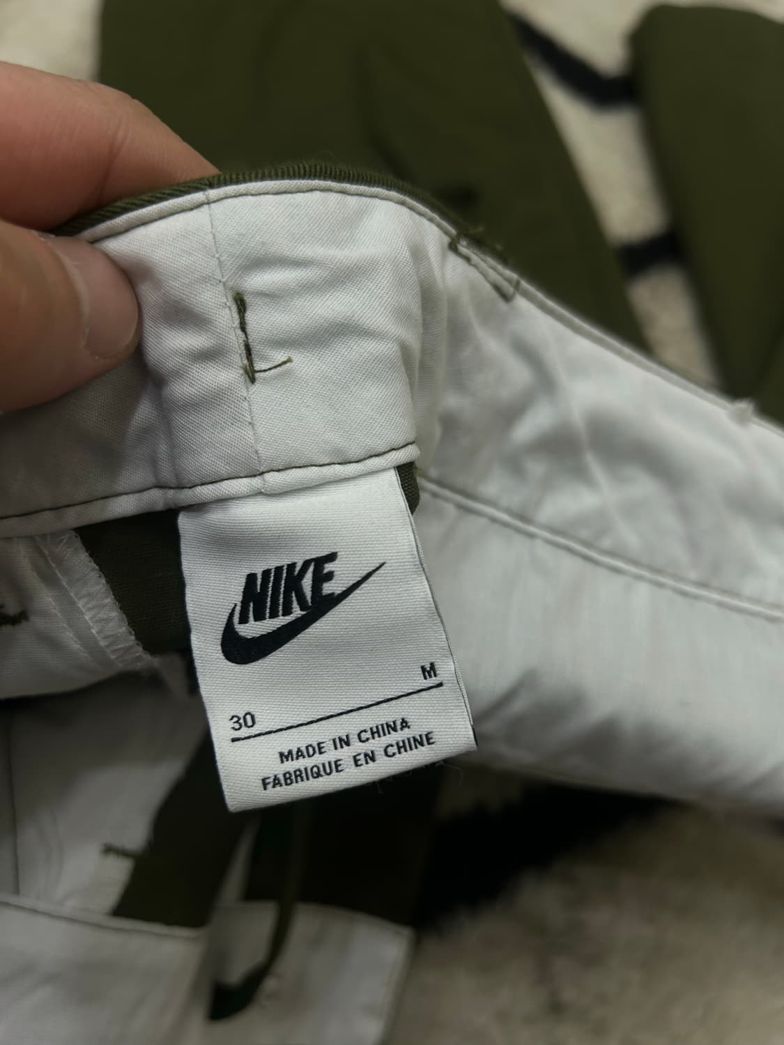 [M]나이키 솔로 스우시 코튼 팬츠/카키 상품이미지5