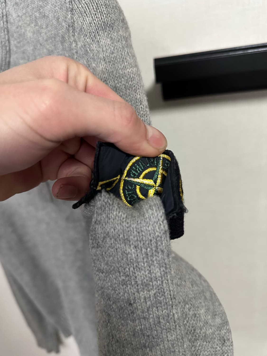 스톤아일랜드 니트  반집업 그레이M(95-100) 정품 상품이미지6