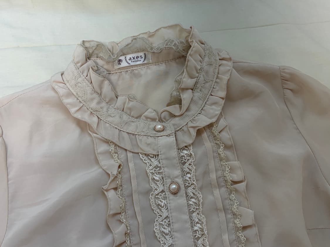 엑시즈팜 긴팔 블라우스 상품이미지5