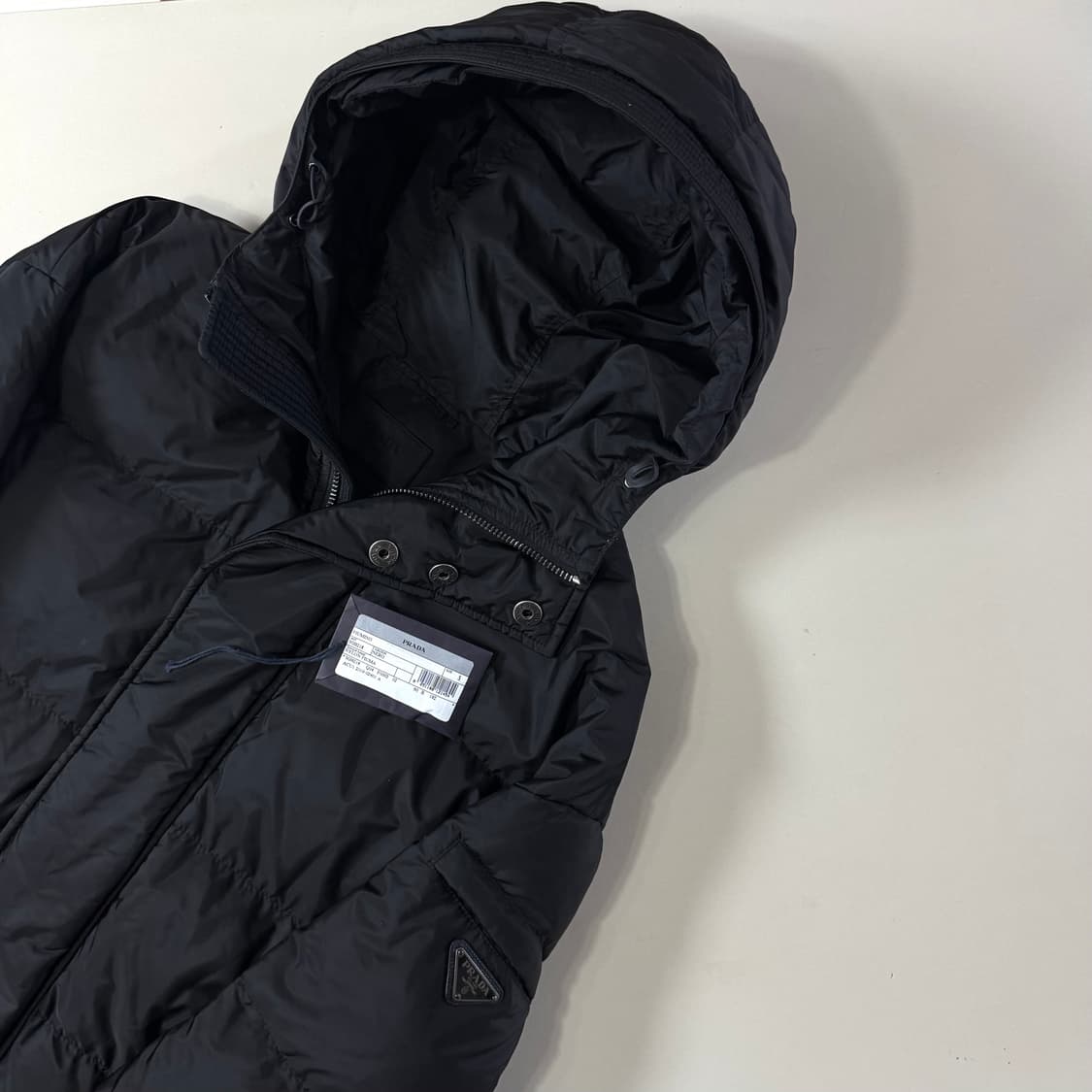 [S/당일출고]프라다 삼각로고 롱패딩 상품이미지1