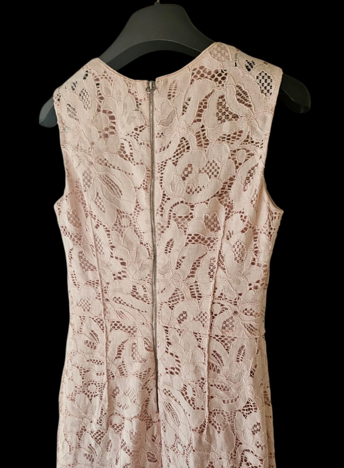 시슬리 핑크 플라워 자수 러블리 민소매 미디원피스 55 상품이미지9