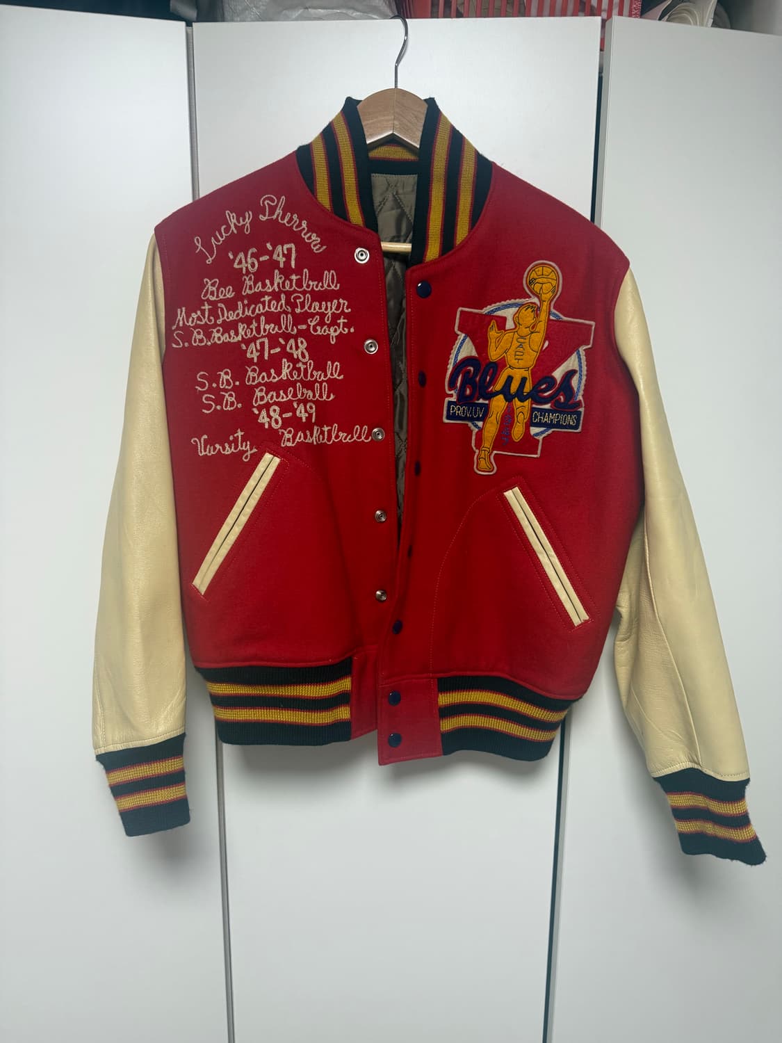 바시티 자켓 빈티지  상품이미지1