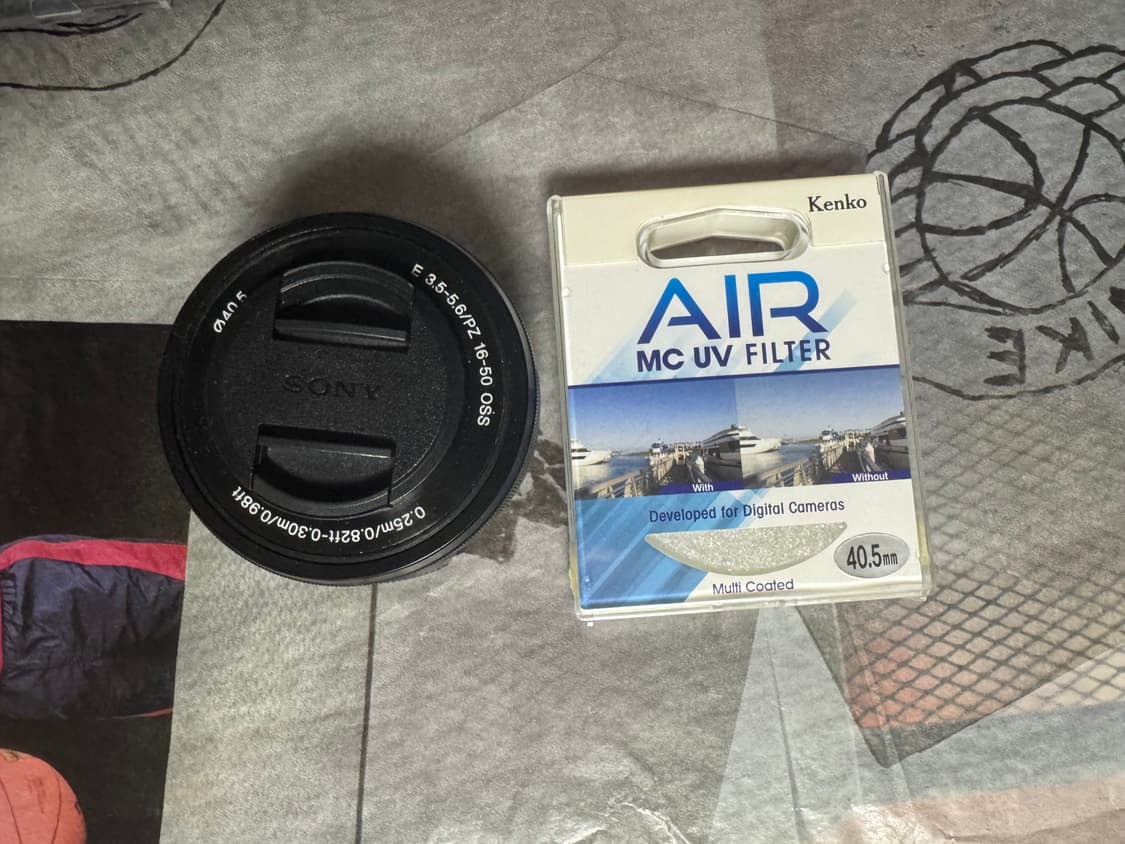 소니 16-50번들렌즈,겐코 uv필터 일괄 상품이미지1