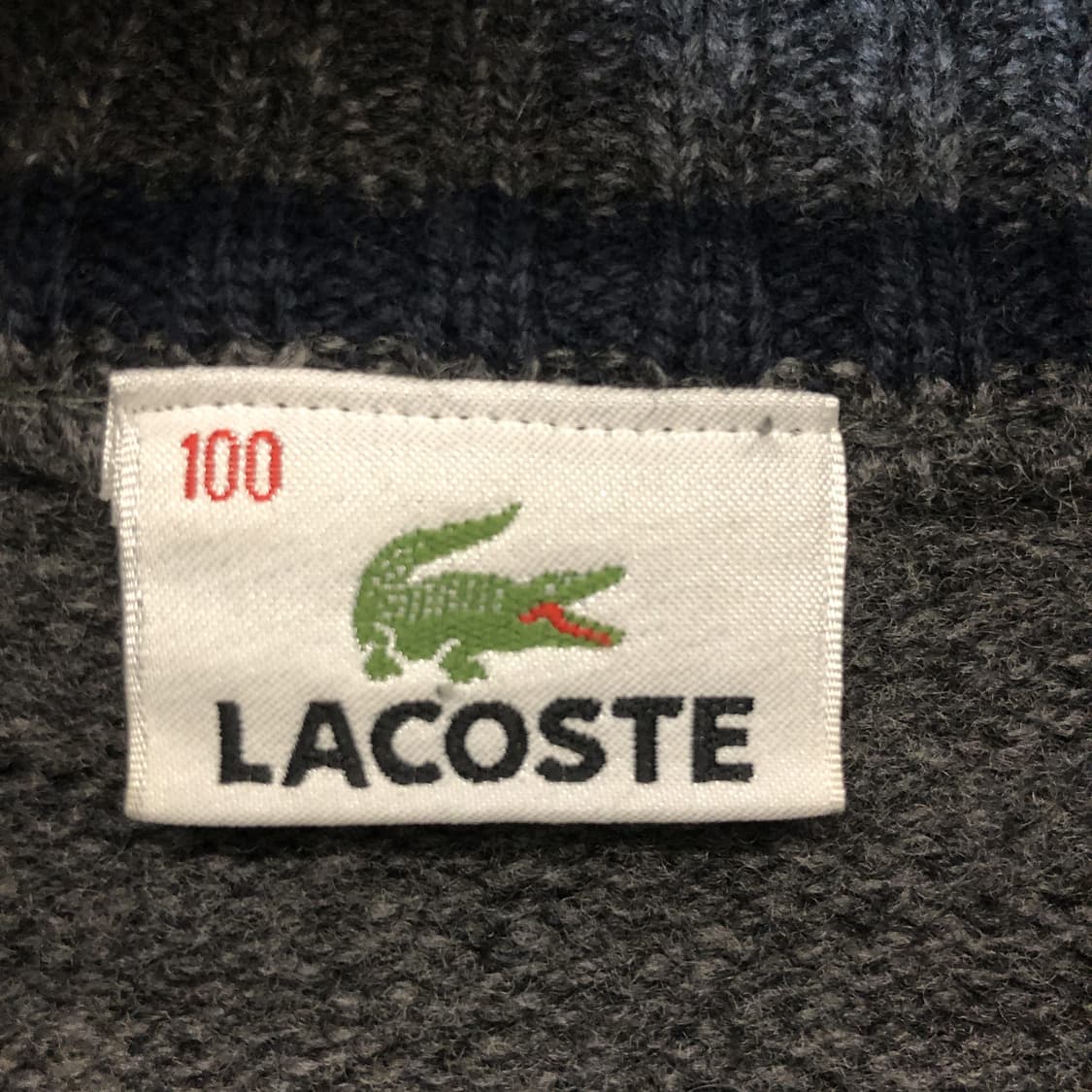 라코스테 울 100% 패치로고 니트가디건 100 상품이미지5