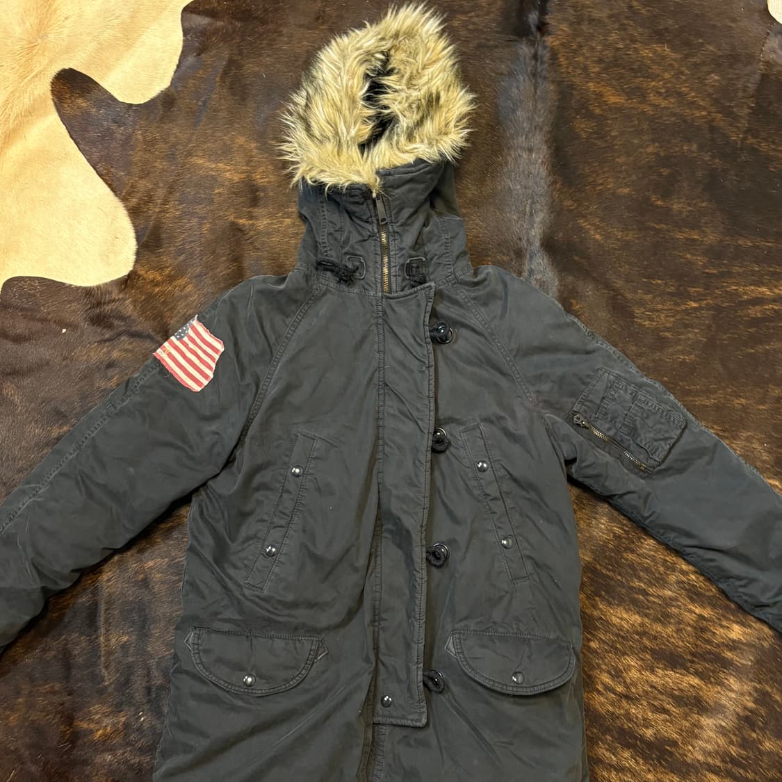 n3b 덕다운 성조기 파카 (급처) 상품이미지6
