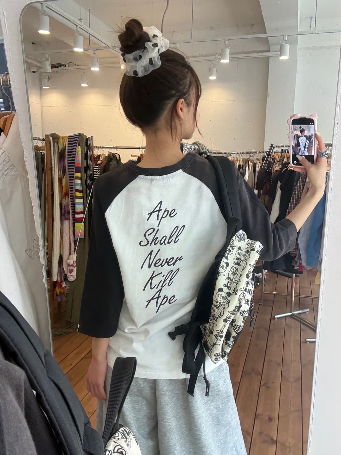 베이프 마일로 나그랑 티셔츠 상품이미지2