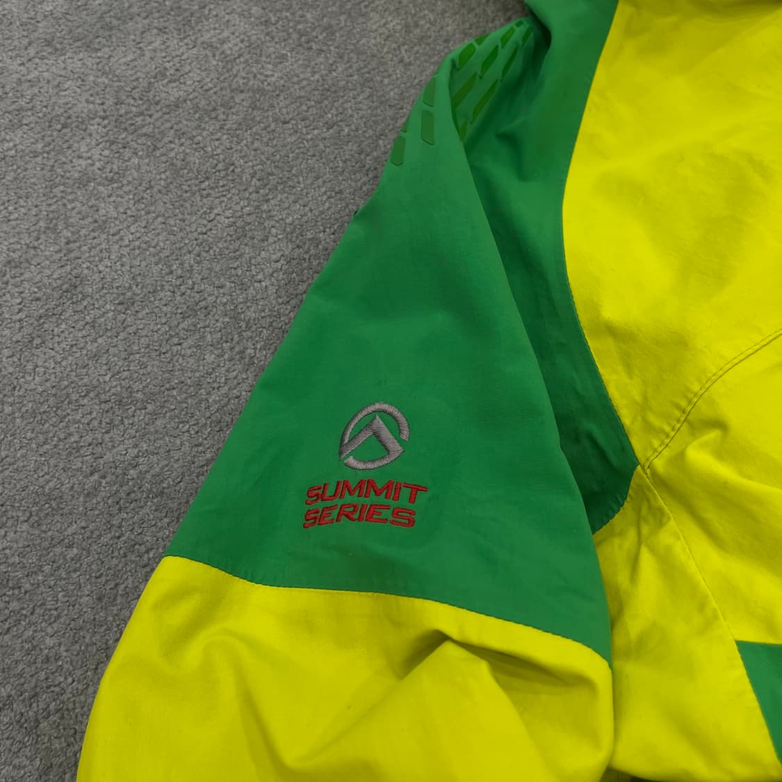 L 노스페이스 옐로우/그린 바람막이 후드 자켓 상품이미지5