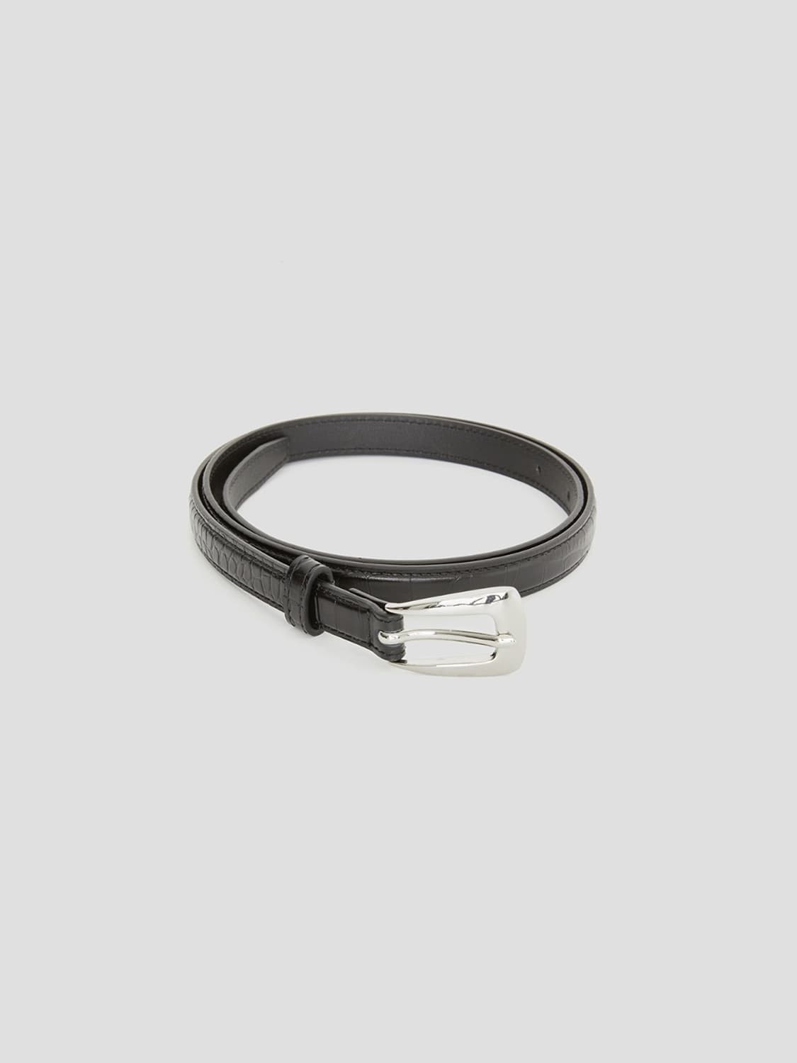 [OS] 렉토 CROC EMBOSSED LEATHER BELT 벨트  상품이미지1