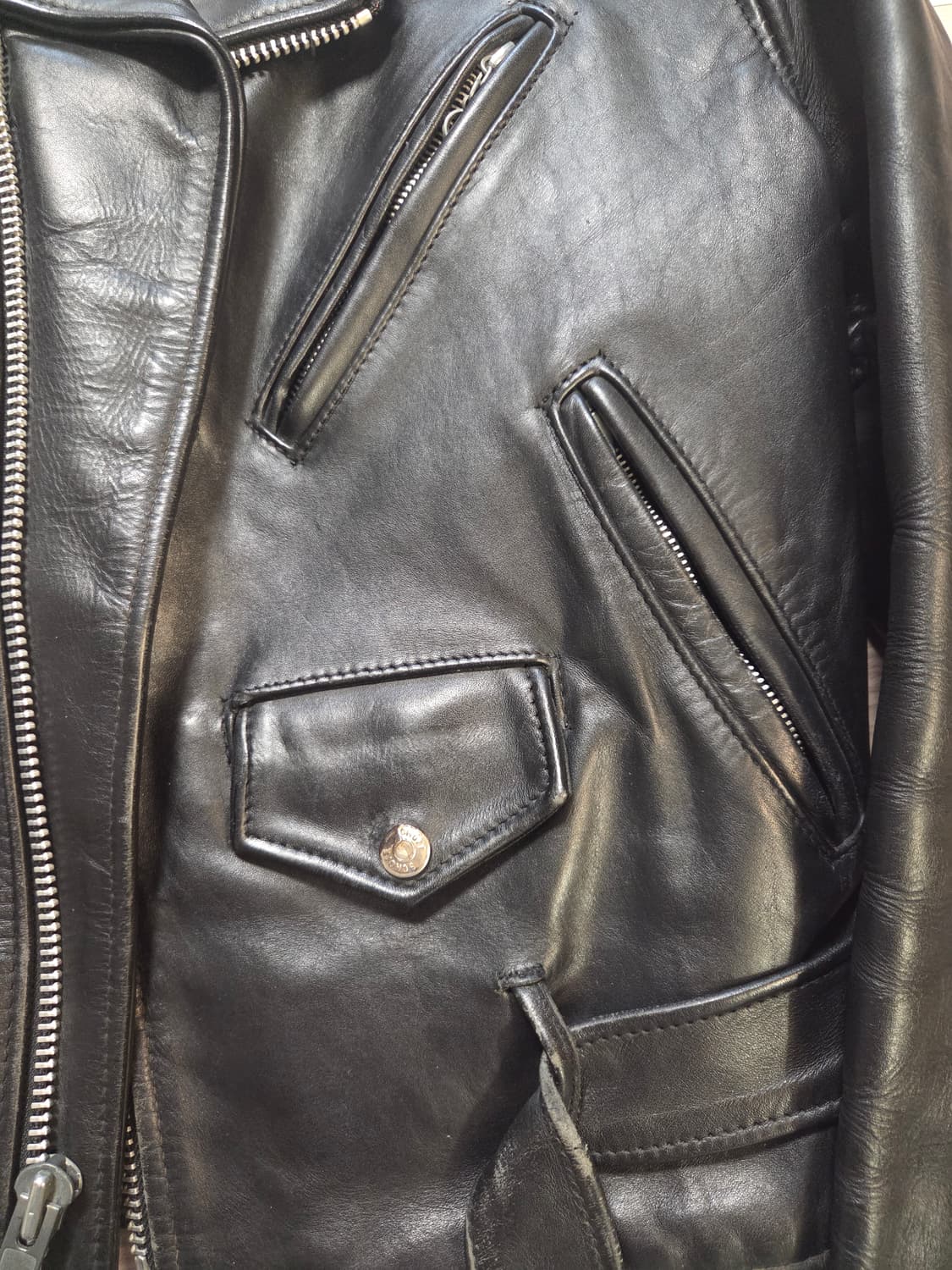 schott618 쇼트 퍼펙토 라이더 자켓 38 사이즈 상품이미지4