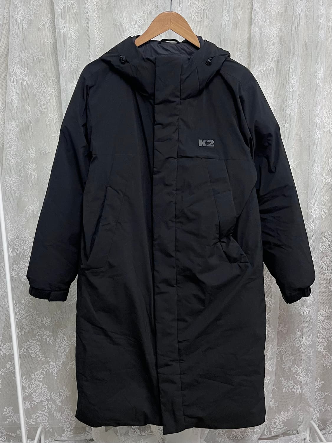 90) 24fw 케이투 K2 남녀공용 수지 논퀼팅 롱다운 패딩 상품이미지1