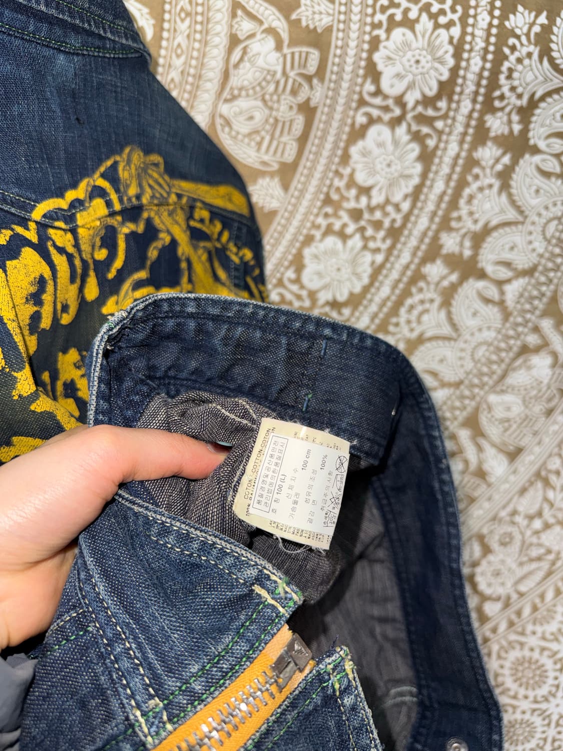 디젤 백프린팅 투포켓 데님 자켓  상품이미지9