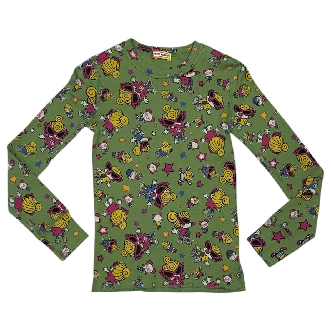 히스테릭 글래머 아카이브 귀여운 패턴 롱슬리브 티셔츠 상품이미지1