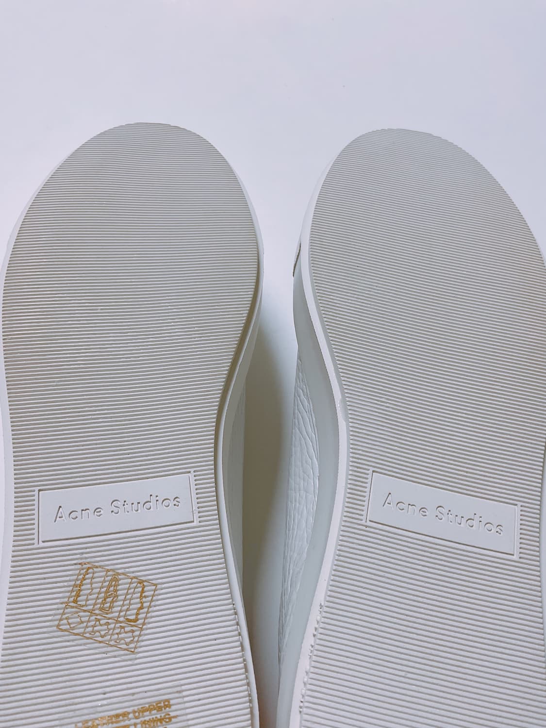 Acne Studios 아크네 레더 스니커즈 정품 새제품38사이즈 상품이미지5