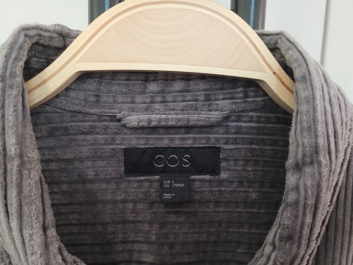 COS 코스 그레이 코듀로이 셔츠 남성 S사이즈 상품이미지2