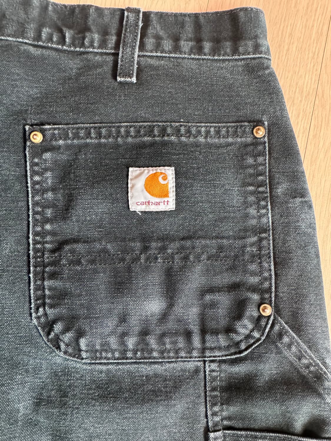 칼하트 더블니 b01 실측(허리44/기장101) 상품이미지4