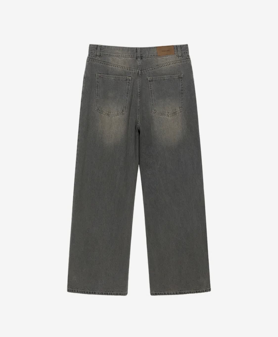 비바스튜디오 와이드 데님팬츠(샌드블랙/S) 슬로우애시드엘무드르아르낫포너드 상품이미지2