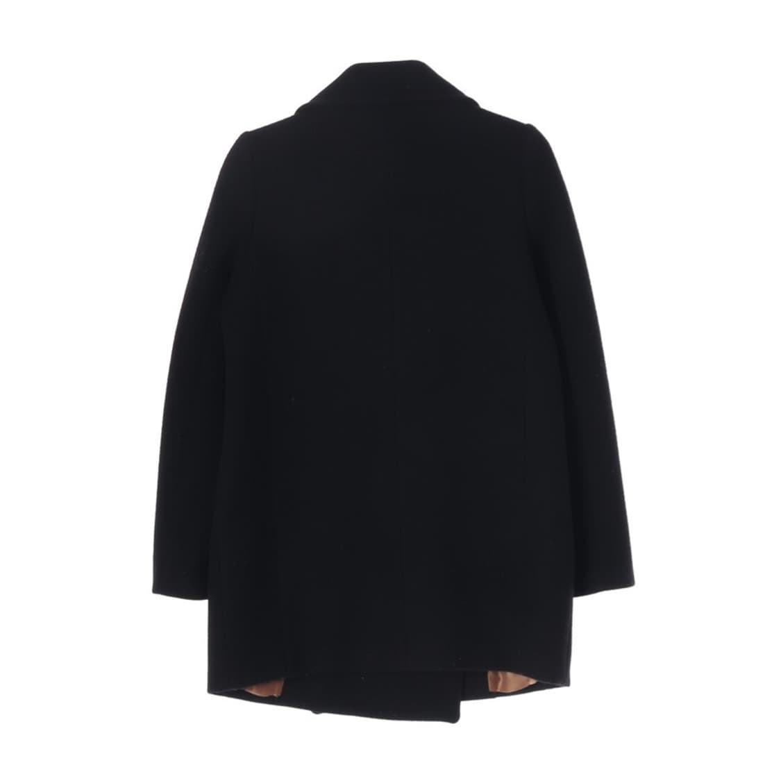 시슬리 모 100프로 더블 브레스트 블랙 하프 코트 상품이미지3