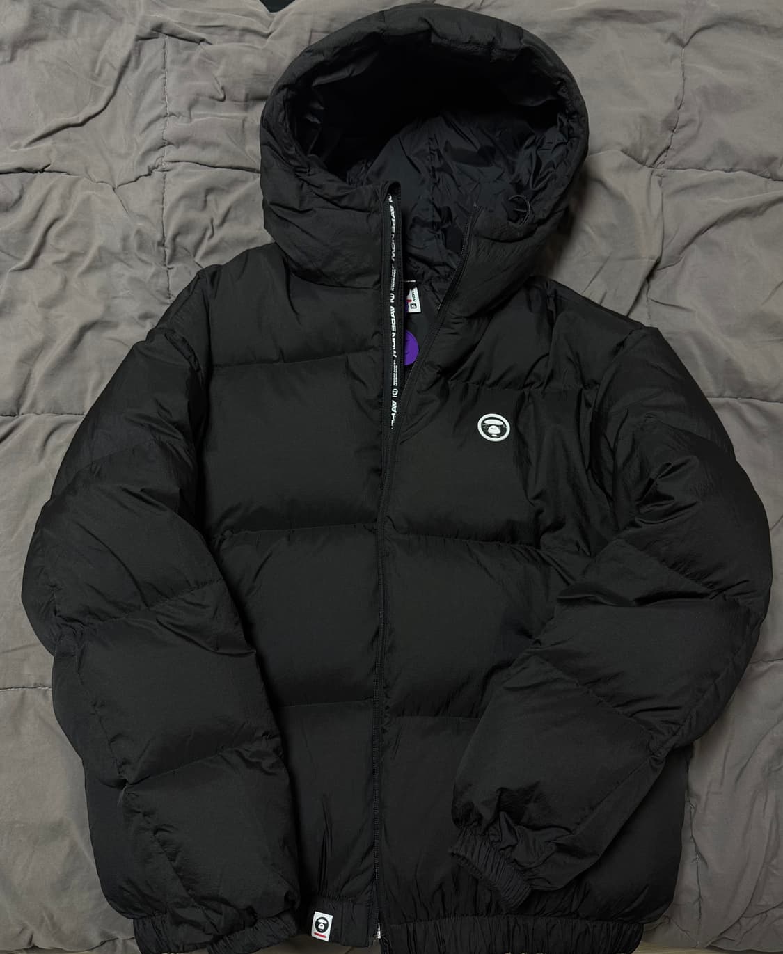 Aape 에이프 29.5인치 나우 다운 자켓 블랙 XL 팝니다 상품이미지2