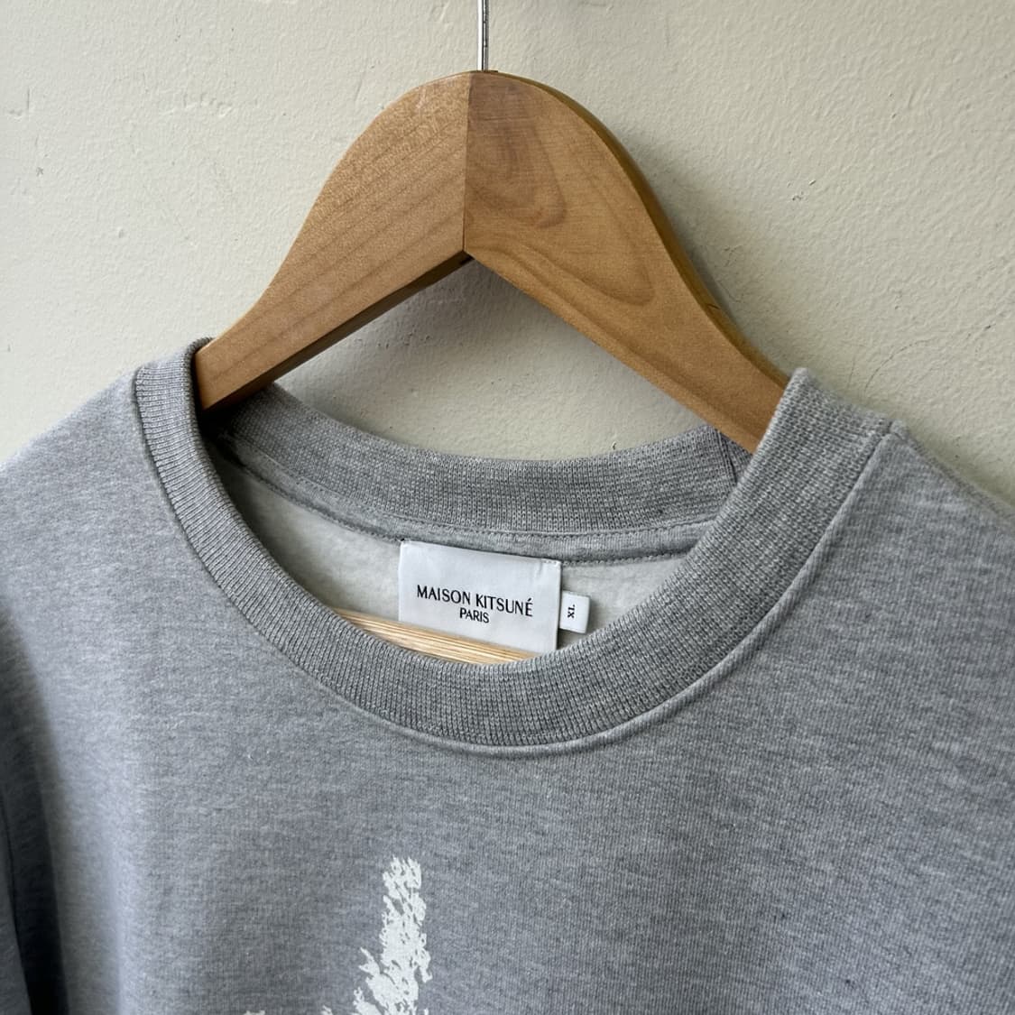 15846 - 메종키츠네 그레이 멜란지 맨투맨 상품이미지3