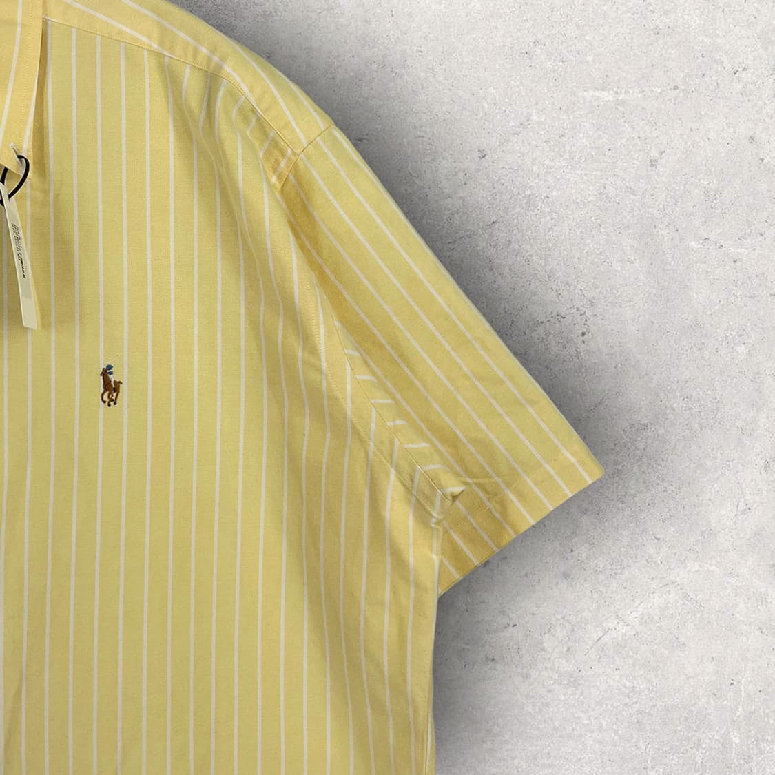 폴로 스트라이프 패턴 로고 셔츠 상품이미지4