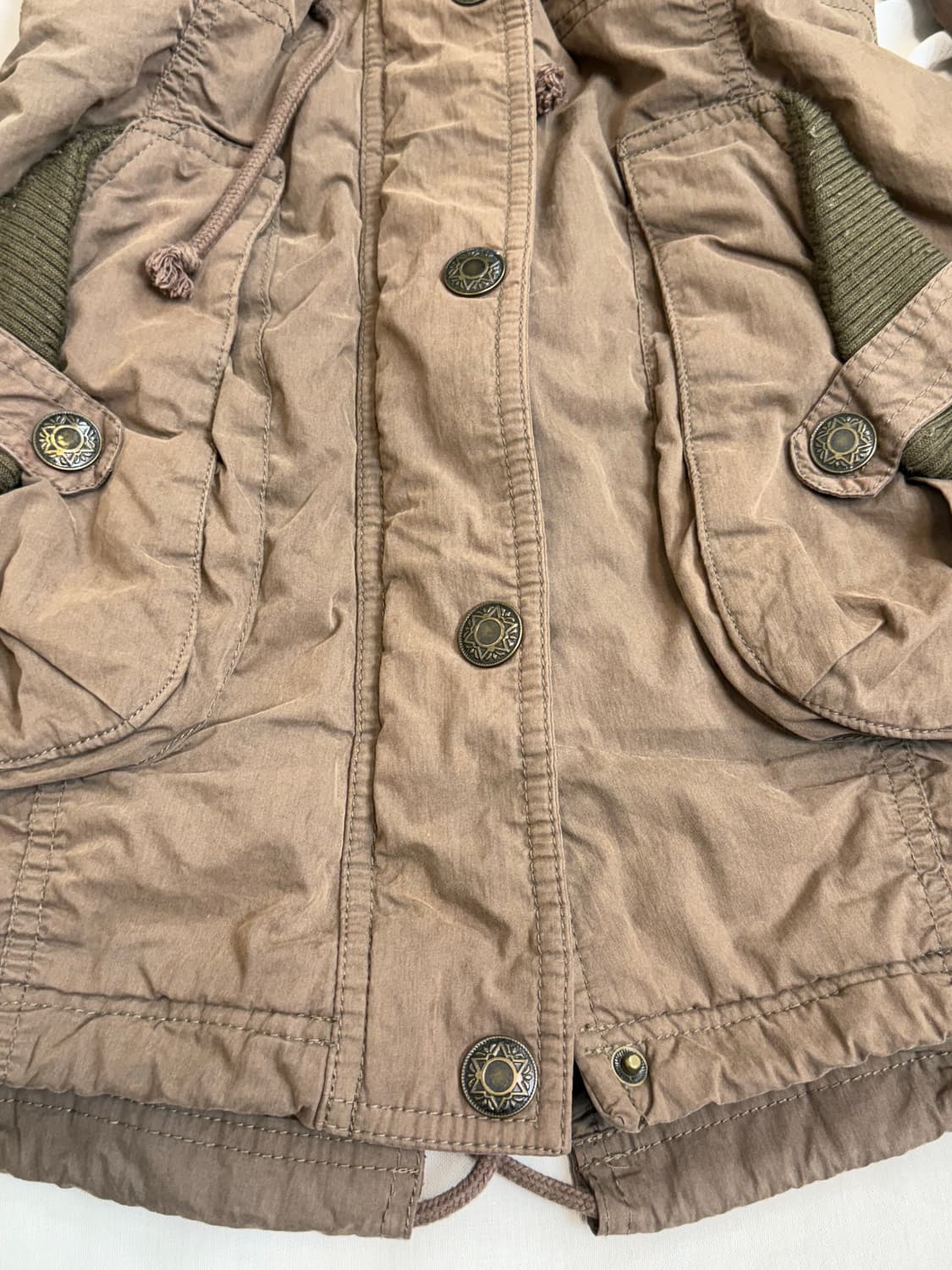 Jpn 브라운 포켓 디테일 야상 상품이미지3