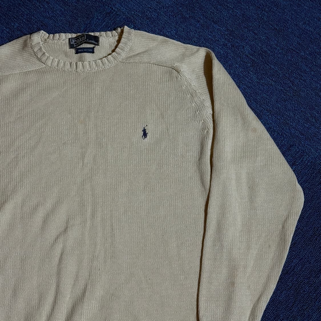 폴로 랄프로렌 베이지 니트 상품이미지2